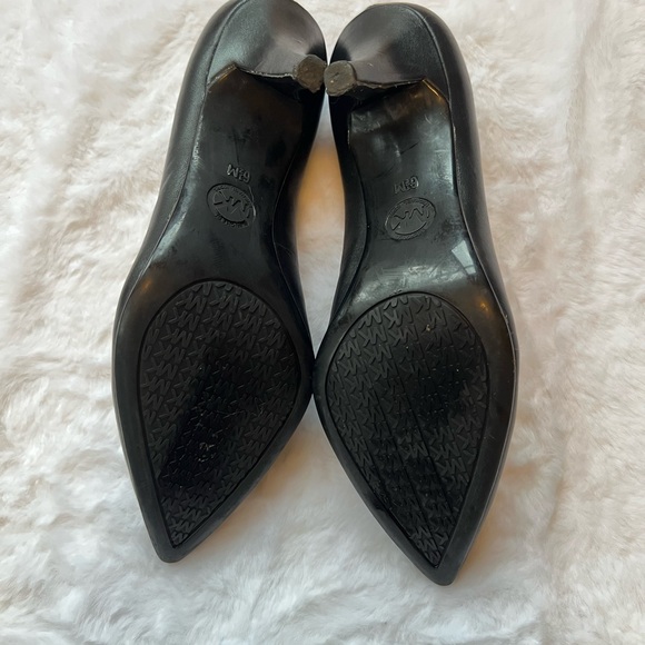 Michael Kors Black Leather Heels - Picture 5 of 5